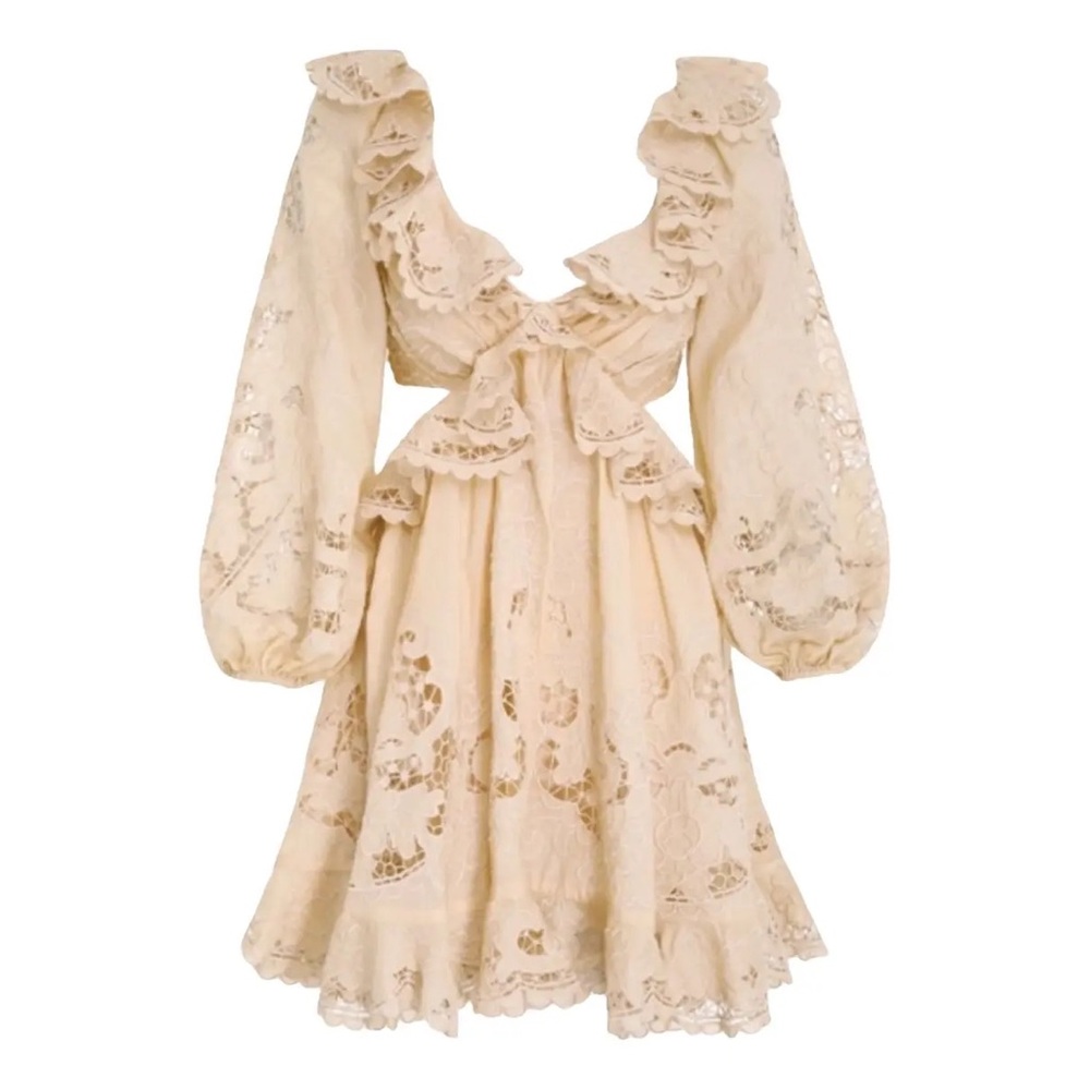 Zimmermann Brighton Ruffled Mini Dress